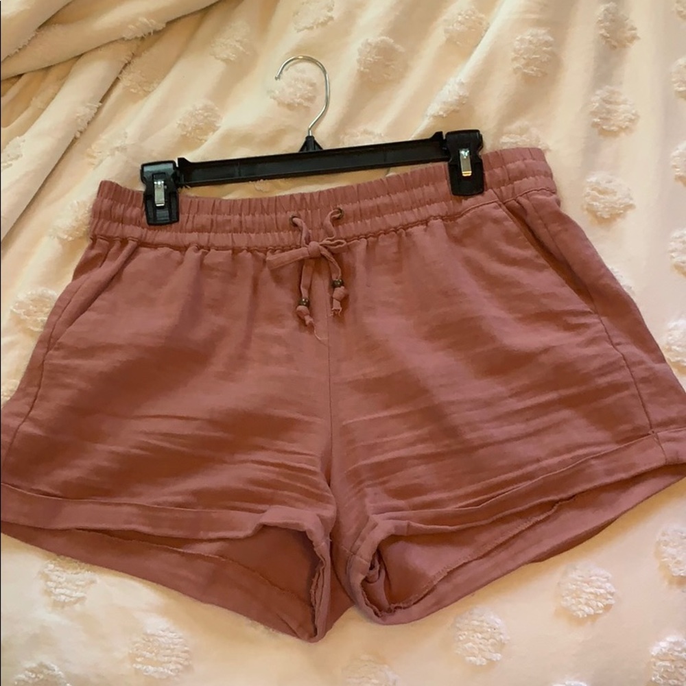 Linen shorts
